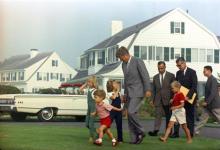 The President at home in Hyannisport