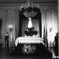 President Kennedy Lies in Repose at White House