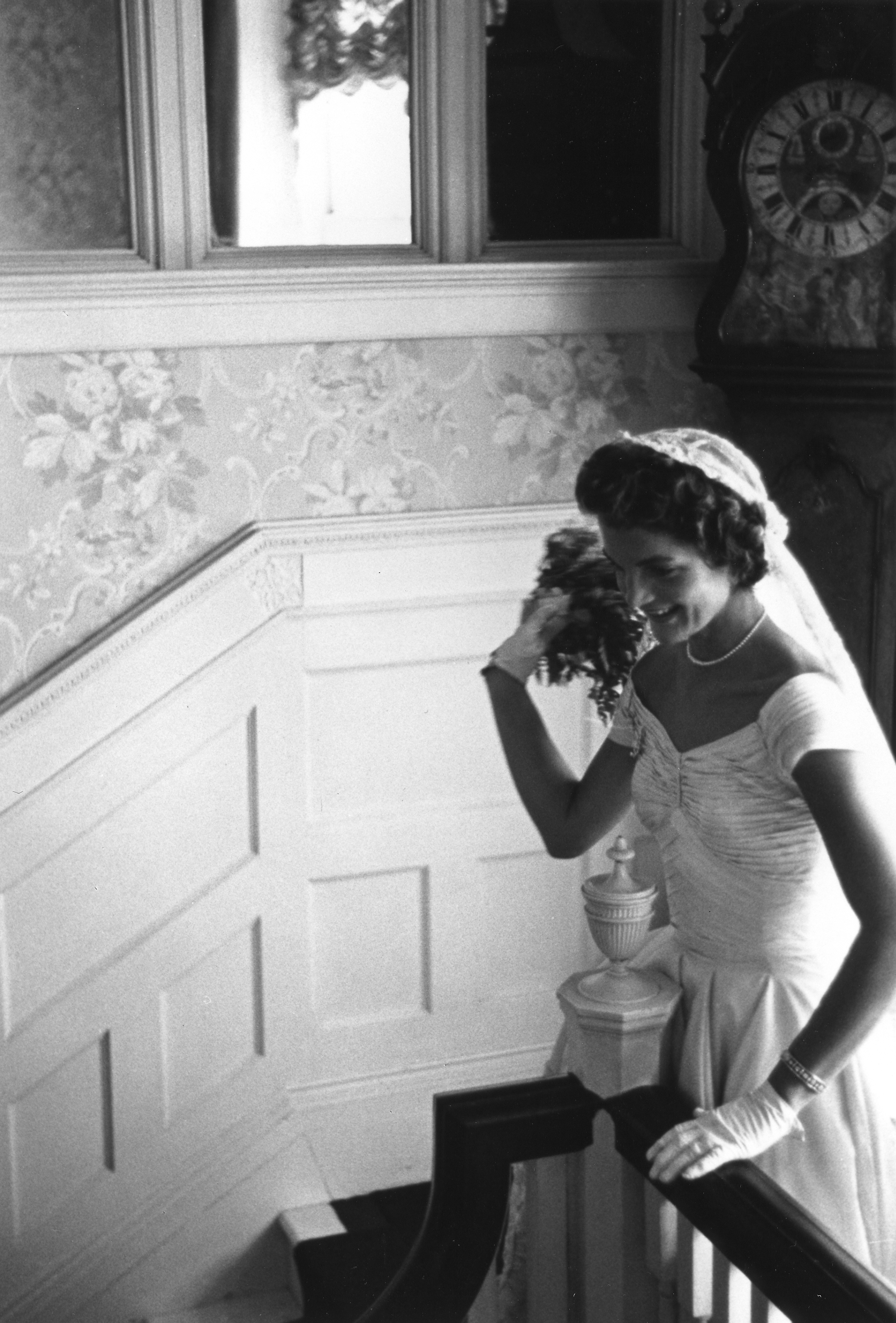 Jackie Kennedy on her wedding day