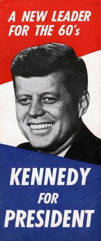 MO 76.72. John F. Kennedy presidential campaign pamphlet, "A New Leader for the 60's," ca. 1960