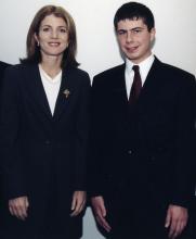 2000 Essay Contest Winner Peter Buttigieg and Caroline Kennedy